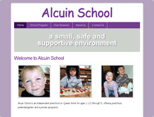 Tablet Screenshot of alcuinschool.com