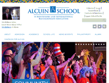 Tablet Screenshot of alcuinschool.org